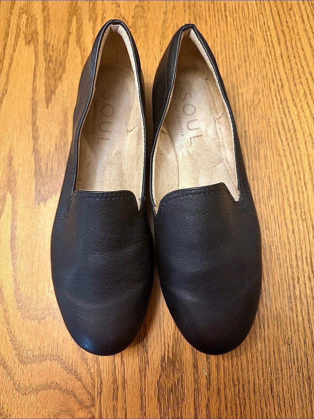 SOUL Naturalizer Alexis Black Slip-On Flats